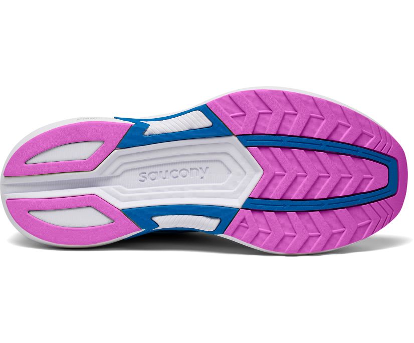 Women's Saucony Axon Running Shoes Blue | Singapore 081EBCX